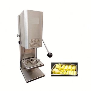 Nouvelle machine électrique à frites pour les <span class=keywords><strong>snack</strong></span>-bars, trancheuse automatique de citrons et de carottes, coupe-pommes de terre longues torsadées - Product Image 1