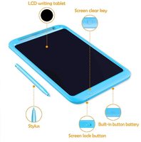 Haute qualité 12 pouces Portable tablette numérique LCD tableau électrique mémo tableau noir électronique pour les enfants pratique d'écriture pour travailler