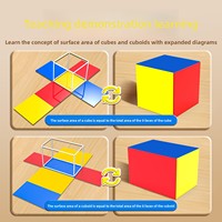 Kit de Herramientas Magnéticas de Matemáticas de Plástico y Metal para Demostraciones, Uso por Profesores, Juego de Ayuda Didáctica para la Enseñanza de Matemáticas en Escuelas Primarias