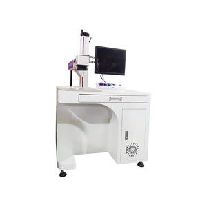 Fiber Laser Marking Machine <b>Bench</b> Top Pulsed Raycus Head High Accuracy <b>Metal</b> Plastic Glass Marking - Product Image 3