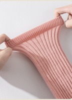 Chaussettes antidérapantes en coton peigné 92 % personnalisées 2026, avec bout sans couture relié à la main, modèle Scrunch Crew, OEM