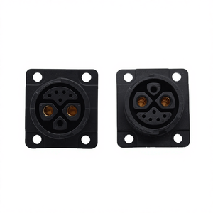 Connecteur <span class=keywords><strong>de</strong></span> charge <span class=keywords><strong>de</strong></span> <span class=keywords><strong>batterie</strong></span> au lithium 30A/60A pour moto électrique et vélo électrique Jbocnt New Energy, M25 IP67 étanche, carré, nylon 8P - Product Image 1