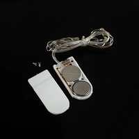 Guirlande lumineuse LED en fil de cuivre, mini-lumières LED clignotantes, lumières féériques, boîte à piles bouton, 1M 2M 3M pour extérieur, Noël, fêtes