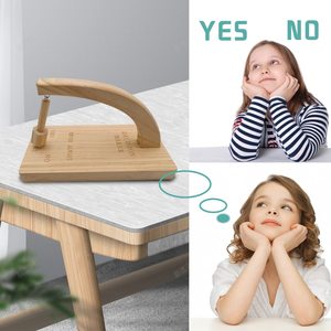 Decision Maker Péndulo de madera Escritorio Juguete Divertido Swinging Decision Maker PARA EL indeciso Hecho a mano Madera Oficina Regalo Decoración - Product Image 3