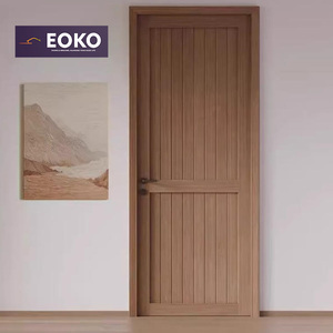 EOKOアパート木製ドアメラミンソリッドコア防火防音寝室ドア - Product Image 1