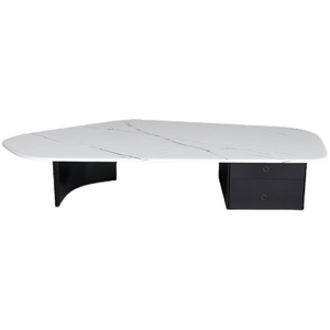 Mesa <span class=keywords><strong>de</strong></span> té pentagonal moderna italiana, losa <span class=keywords><strong>de</strong></span> roca creativa minimalista con almacenamiento <span class=keywords><strong>para</strong></span> salas <span class=keywords><strong>de</strong></span> estar pequeñas - Product Image 5
