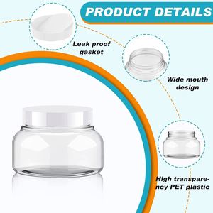 Oferta Especial: Envase Cosmético de Plástico Cilíndrico de 250 ml con Tapa de Rosca, Boca Ancha, Color Personalizable, para Suero para el Cuidado de la Piel y Crema Facial - Product Image 3