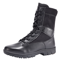 Bottes tactiques toutes saisons à lacets orteil renforcé semelle en silicone antidérapante imperméable soutien