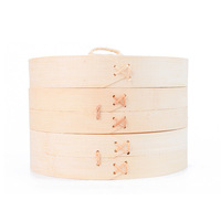 Ensemble de cuiseurs vapeur classiques en bambou durables, mini panier vapeur de cuisine, pour la cuisson commerciale des raviolis
