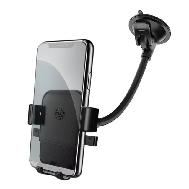 Phone Holder Suction Long Arm Windshield Stabilizer Washable Cup Car Cell Phone Holder Mount for Car Dashboard