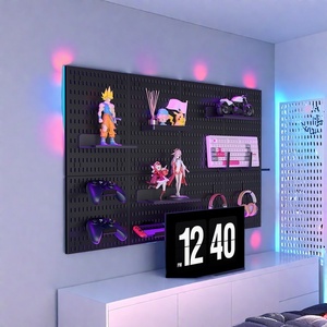 Panneau perforé mural de salle de jeu léger et solide en PP avec fonctionnalité polyvalente pour ranger les accessoires de jeu - Product Image 6