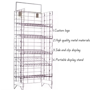 Tùy chỉnh siêu thị treo dây kim loại Rack hiển thị đứng cho khoai tây chiên Snack kẹo Nut thực phẩm đóng hộp Bánh quy bánh mì uống chai - Product Image 4