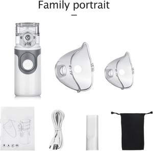 L'atomiseur ultrasonique rechargeable portatif de nébuliseur pour l'usage médical à la maison inclut la source d'énergie électrique et l'embouchure - Product Image 2