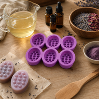 Moule en silicone pour savon de massage, moule à bougie, moule à résine, moule en silicone pour savon, moule en silicone pour la fabrication de savon et de cire