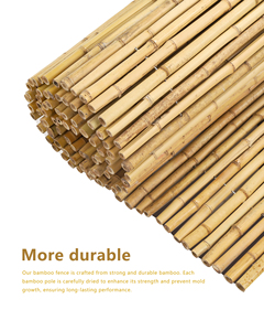 Pannello Recinzione in Bambù Naturale Ecologico per <span class=keywords><strong>Giardino</strong></span>, Schermo Privacy per Esterni Facile da Montare - Product Image 3