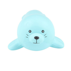 Pu Foam Cute Blue Seal Slow <b>Rebound</b> Decor Home Ornament - Product Image 1