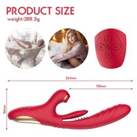 Hersteller TT FOREST 3-in-1 Hochfrequenz-Zungen-Leck-Saug-Teleskop-Vibrator Klitoris-Saugdildo Vibrator für Frauen