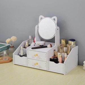 Drawer Style Jewelry <strong>Storage</strong> Box with Makeup Mirror Skincare <strong>Storage</strong> Rack <strong>for</strong> Household Products Item Makeup <strong>Dressing</strong> <strong>Table</strong> - Product Image 3