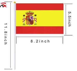 Produits pour fans de football avec drapeau espagnol personnalisé, très demandés : chapeau, couvre-capuche, sac pour les matchs de football - Product Image 3