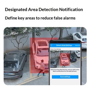 Caméra <span class=keywords><strong>extérieure</strong></span> intelligente pour la <span class=keywords><strong>maison</strong></span>, 360° sans angles morts, vidéo, connectivité à distance par smartphone, surveillance sans fil, objectif macro 12 mm - Product Image 4