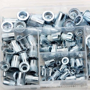 Stainless Steel Flat Head Rivet Nuts M3 M4 M5 M6 M8 150pcs Set For Home Use - Product Image 1