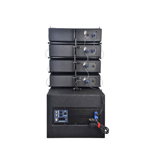 RQ LA412D-KIT 1000W Enceinte <span class=keywords><strong>PA</strong></span> amplifiée, système de sonorisation professionnel pour église, enceinte active Line Array avec flight case - Product Image 4