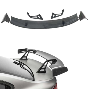 Aileron arrière universel en fibre de carbone style AD, double niveau, finition polie, pour BMW F87 F80 F82 M2 M3 M4, lèvre de coffre - Product Image 1