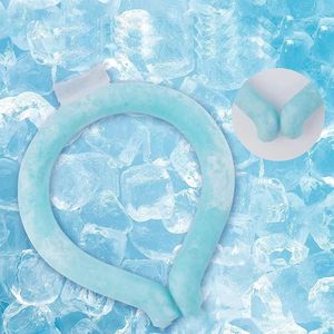 OEM Reusable Solid Gel <strong>Neck</strong> <strong>Cooling</strong> Tube Ice <strong>Wraps</strong> with Customizable Color for Summer Heat Hands-Free Cold Therapy - Product Image 3