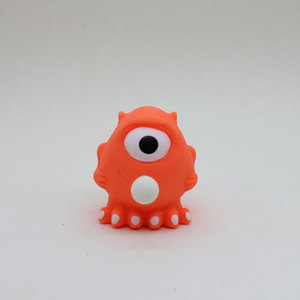 Jouet à presser Mike Wazowski, créatif, durable, portable, en caoutchouc, qui souffle des bulles, anti-stress, décoration de bureau pour enfants - Product Image 3