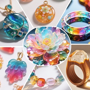 Resina UV de Cristal de Alta Transparencia, Pegamento Duro de Curado UV para Joyería, Manualidades y Prototipos – Curado Rápido y Claridad a Largo Plazo - Product Image 2