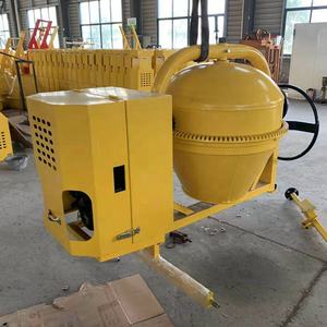 Nueva Mezcladora de Concreto Pequeña de 500 <span class=keywords><strong>Litros</strong></span>, Equipo de Mezcla de Concreto de 1M3, Mezcladora de Cemento de Concreto con Motor Diésel - Product Image 3