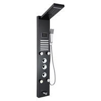 Mélangeur de douche cascade en acier inoxydable Offre Spéciale pommeaux de douche à effet pluie en aluminium colonne de panneaux de douche muraux