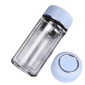 Mini tasse en verre à double paroi, petite capacité, verre borosilicate transparent, tasse à thé isolée thermiquement, portable pour hommes, femmes, usage domestique - Product Image 5
