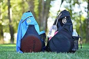 Échantillon gratuit Nouveau sac à dos de disc-golf personnalisé 20+ avec grand compartiment principal, sac de chariot de disc-golf avec porte-bouteille pour 2 bouteilles - Product Image 5