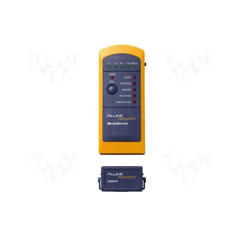 Fluke Networks MT-8200-49A Micromapper Twisted Pair Cable Tester