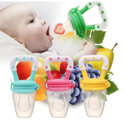 Prix de gros – Accessoire pour bébé en <span class=keywords><strong>silicone</strong></span> et PP de qualité alimentaire, fabriqué à Guangzhou, sucette et distributeur de fruits pour 0-12 mois, imprimé Chine - Product Image 2