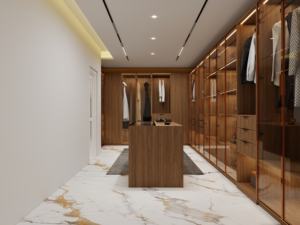 Custom Wardrobe Manufacturer Wooden <b>Bedroom</b> <b>Cabinet</b> and Glass Door Wardrobe Walk in Closet <b>Cabinets</b> - Product Image 5