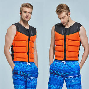 Sbart السباحة سلامة سترة الكبار Jetski التجديف PFD سترة نجاة الكبار السلس الجلد النيوبرين EPE رغوة اكيبوارد الحياة سترة - Product Image 1