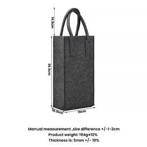 Sacs fourre-tout en feutre PET traditionnels réutilisables avec logo personnalisé, grande capacité, sacs de shopping écologiques pour activités promotionnelles - Product Image 3