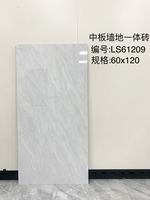 Carrelage en Porcelaine Céramique Luxe Gris Marbre 600x1200mm Poli Texture Pierre Résistant à l'Usure pour Sol Économique