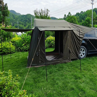 Tente de camping gonflable à ouverture rapide pour l'arrière de voiture, imperméable, portable, pour SUV, pour les voyages en famille en plein air