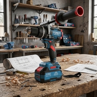 Ensemble de perceuse sans fil MAXTON DW7713, perceuse à percussion sans fil sans balais, couple industriel, construction, bricolage, multifonction