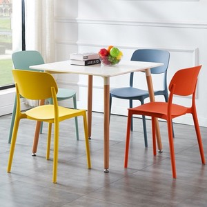 Chaises de <span class=keywords><strong>jardin</strong></span> modernes en gros, empilables, en plastique PP, pour salle à manger, restaurant, café, mobilier de maison, appartement, salle de bain, entrée - Product Image 4