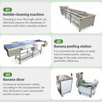 Machine de production semi-automatique électrique pour trancher les bananes et les plantains, pour la fabrication de chips - En promotion