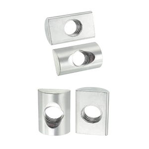 Tuerca en T M8 OEM para Perfil de Aluminio SERIE <span class=keywords><strong>40</strong></span> 4040, Tuerca de Cabeza de Martillo de Acero al Carbono Cincado con Ranura 8 - Product Image 3