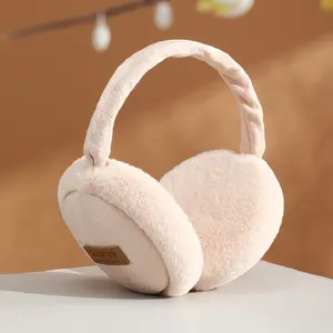 Hot sale women winter warm fashion hamburger ear muff foldable earmuffs