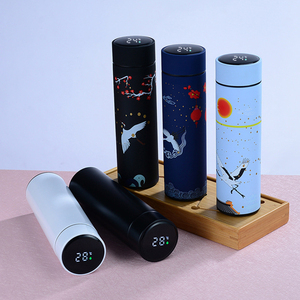Bouteille d'eau CHUFENG avec affichage de la température LED, gobelet isotherme <span class=keywords><strong>intelligent</strong></span> en acier inoxydable SS316, <span class=keywords><strong>thermos</strong></span> numérique de style chinois - Product Image 4