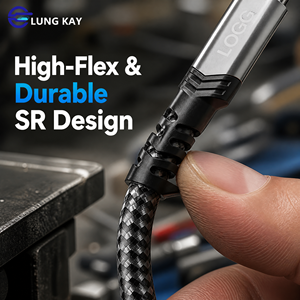 Cavo USB 3.1 Tipo C a Tipo C LUNG <span class=keywords><strong>KAY</strong></span> OEM 100W PD 3.1, 10Gbps 4K 60Hz con Chip E-Marker, Cavo Dati Industriale - Product Image 3