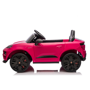 Auto Eléctrico para Niños Porsche <span class=keywords><strong>Macan</strong></span> Rosa de 2 Plazas con Licencia OEM Personalizada, Auto Eléctrico con Control Remoto de Cuatro Ruedas para Niños Porsche - Product Image 3