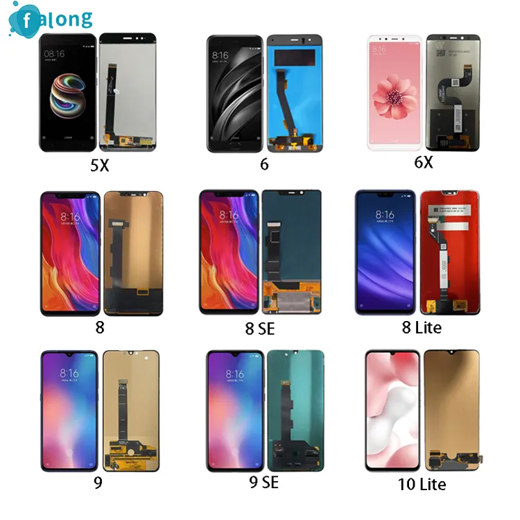 Mobile Phone Lcds For Xiaomi Mi 5X 6 6X Lcd Touch Screen MI 8 SE 9 Lite 10 11 ProDisplay